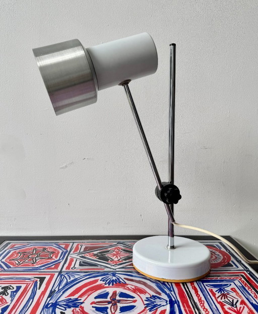 Vintage Italian White Desk Lamp by Prova
