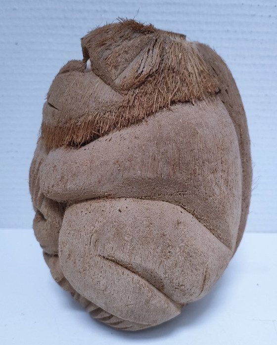 Image 1 of scultura scimmie famiglia cocco vintage