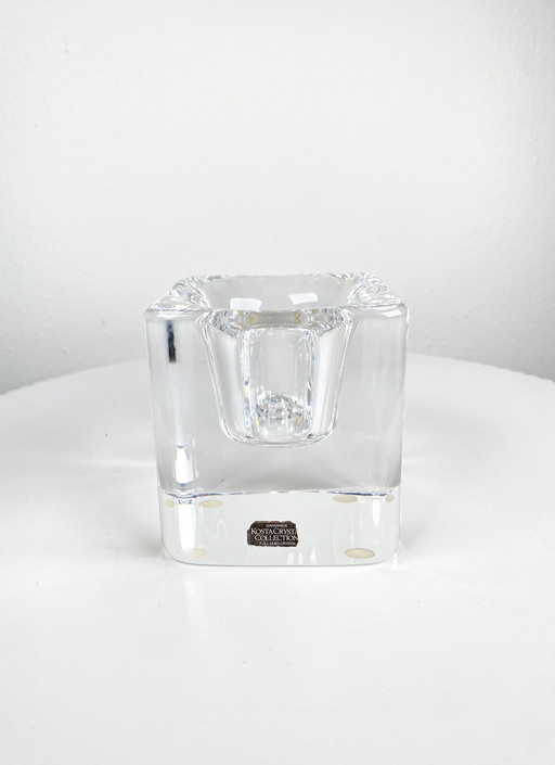Bougeoir à glaçons transparent Vintage Kosta Boda - Cadeaux de pendaison de crémaillère Vintage Minimaliste Design Scandinave
