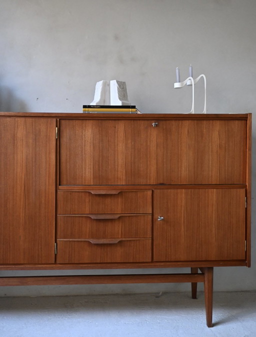 Vintage Teak Highboard / Sideboard '60s Danish Design – high boards, Wood (photo 2 of 15)