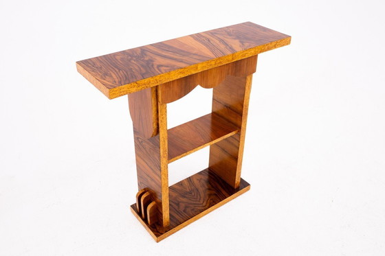 Image 1 of Art Deco console from the 1950s, Poland.