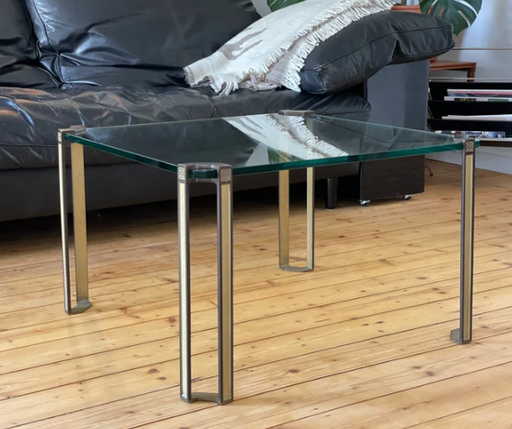 70er Jahre Messing Peter Ghyczy Beistelltisch Couchtisch Messing mid century modern