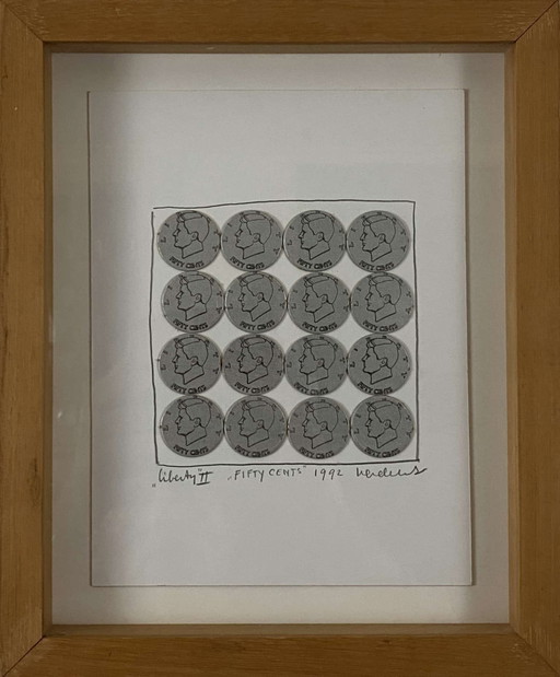 JAN HENDERIKSE - "Liberty II, Fifty cents"