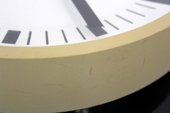 Image 1 of Vintage Industrial Wall Clock from Pragotron, 1970s