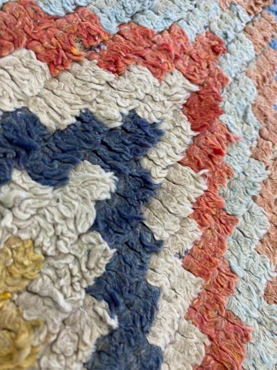 Image 1 of Marokkanischer Teppich aus Naturleinen, 250 x 100 cm