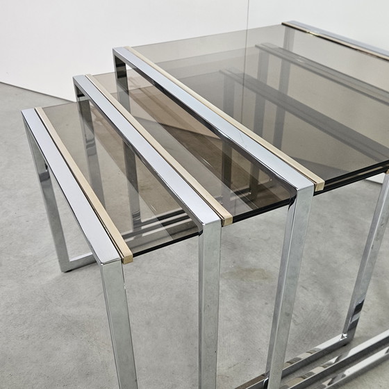 Image 1 of Tables d'appoint vintage en or 23k