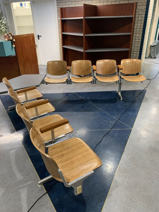 4x sedute per sala d'attesa Castelli