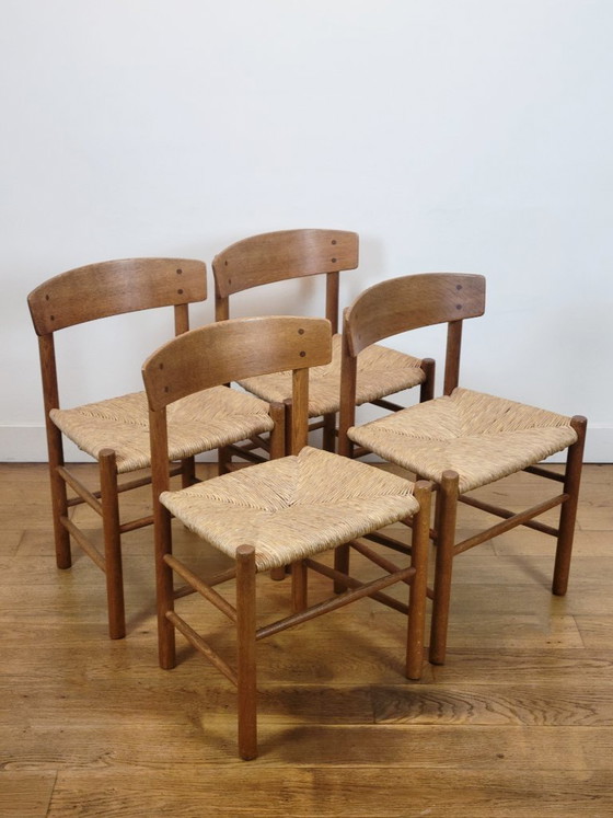 Image 1 of Chaises J39 vintage de Børge Mogensen pour FDB, 1965