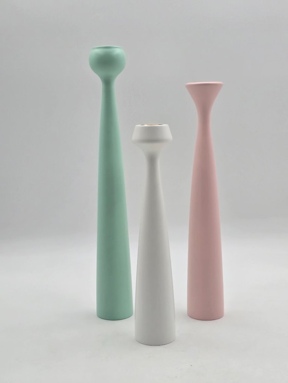 Image 1 of  Set of 3 candlesticks, Anders Nørgaard for Applicata