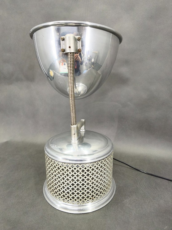 Image 1 of Lampe solaire médicale industrielle Bauhaus, lampe de table, Tchécoslovaquie des années 1930
