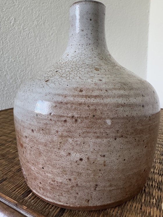 Image 1 of Vase Emailliertes Steinzeug Norbert Pierlot 60er Jahre