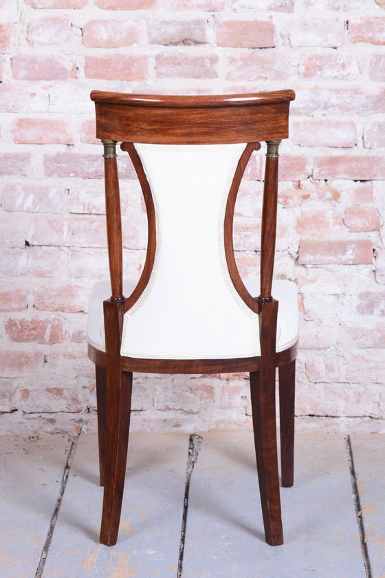 Gerestaureerde art-deco zitset, palissanderhout, opnieuw bekleed, Frankrijk. Jaren 1920. – Eetkamerset (photo 25 of 32)