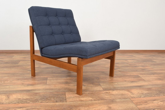 Image 1 of Mid-Century Teak Moduline Lounge Chair by Ole Gjerløv-Knudsen & Torben Lind for France & Søn, 1960s