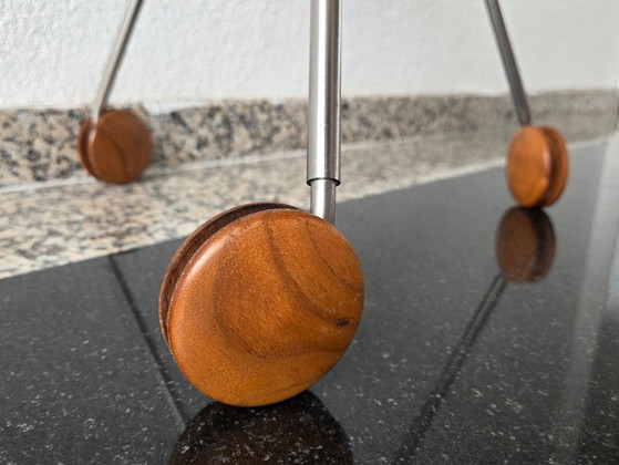 Image 1 of Iconische Postmoderne Driepoot Trolley / Bijzettafel (Jaren '90)