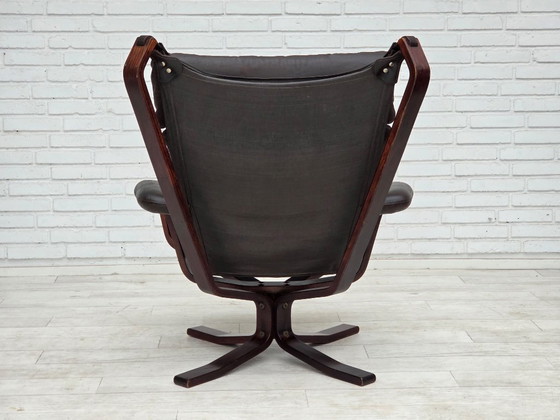 Anni '70, sedia norvegese di Sigurd Ressel, modello "Falcon". – Poltrone, Legno (photo 8 of 19)