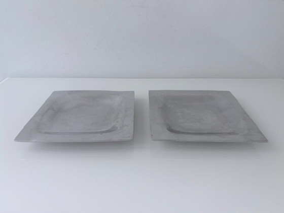 Set di 2 ciotole in alluminio – Quadrato Minimalista – Accessori da tavola, Aluminium (photo 8 of 9)