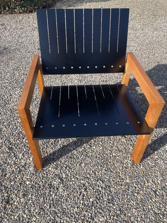 Image 1 of Slit Chair - Bernt Petersen voor Carl Hansen Denemarken.