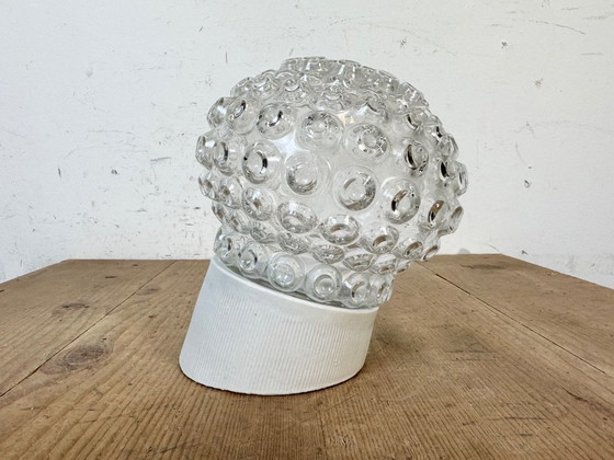 Vintage witte porseleinen wandlamp, jaren 70 – Wandlampen, Ceramic, Glass (photo 5 of 11)