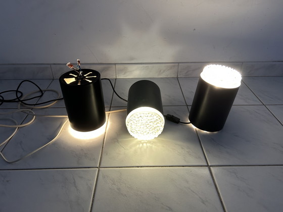 Image 1 of 4x vintage Raak bubble glass spotlight ceiling lamp