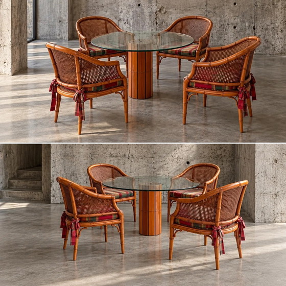 Set da pranzo Faux Bamboo / Anni '80 (photo 3 of 6)