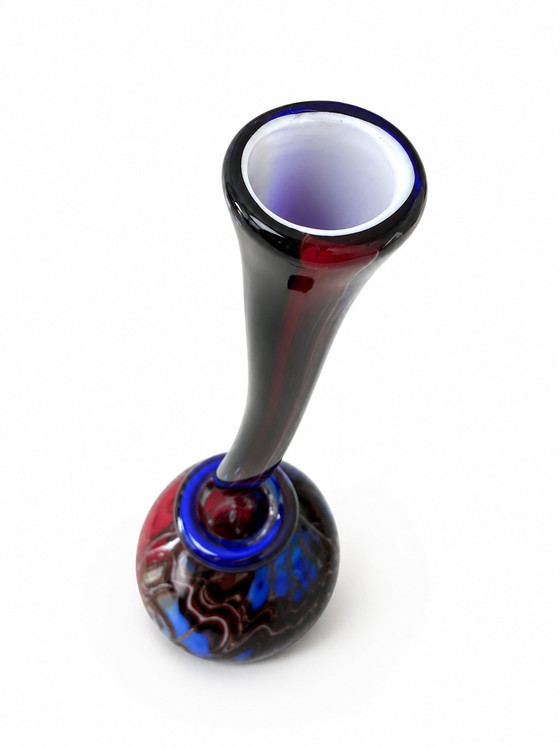 Image 1 of Exceptional Monumental Murano Glass Sculptural Floor Vase, circa 1985–1995.
