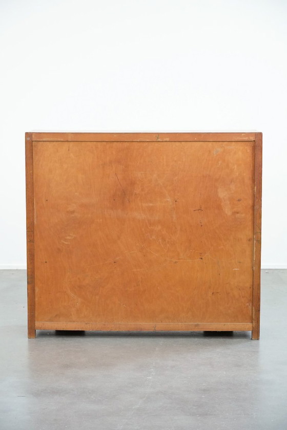 Image 1 of Antiek Art Deco kastje/boekenkastje uit begin 20e eeuw in Amsterdamse school stijl