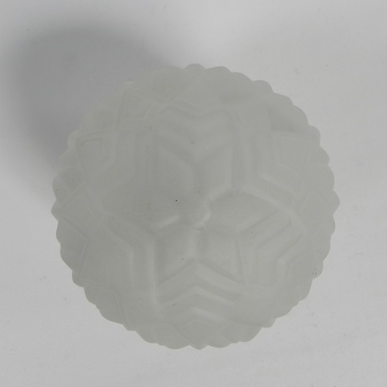 Image 1 of Plafonnier Art Déco avec abat-jour en verre dépoli, années 1930