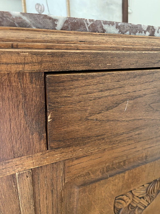 Image 1 of commode en marbre vintage