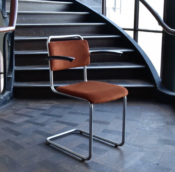 Image 1 of 4 sillas de comedor Gispen 201