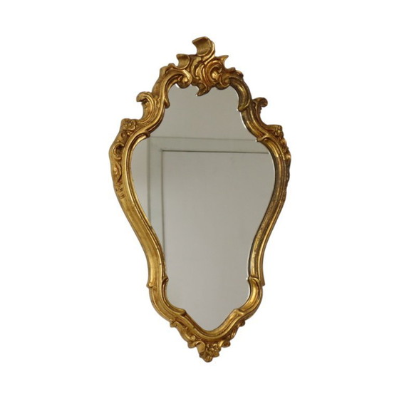 Image 1 of Franse Kuifspiegel Bladgoud Verguld 71cm