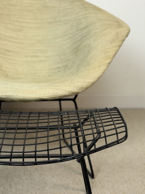 Image 1 of DIAMOND CHAIR & OTTOMAN HARRY BERTOIA POUR KNOLL