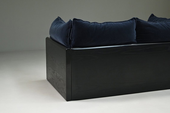 Image 1 of “Down” two-seat sofa by Carlo Bartoli for Rossi di Albizzate, 1970s Italy.