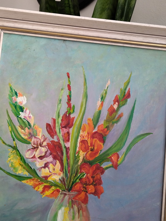 Image 1 of Ölgemälde auf Holz – Stillleben mit Gladiolen



Ölgemälde auf Holz – Stillleben mit Gladiolen