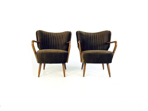 2X Fauteuil Cocktail Vintage