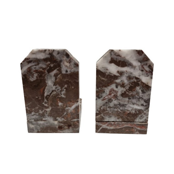 Image 1 of Art Deco bookends with cat