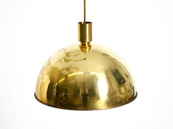 Lampada a sospensione originale in ottone Florian Schulz | Modello "Posa" | Anni '70 – Lampade a sospensione (photo 5 of 19)