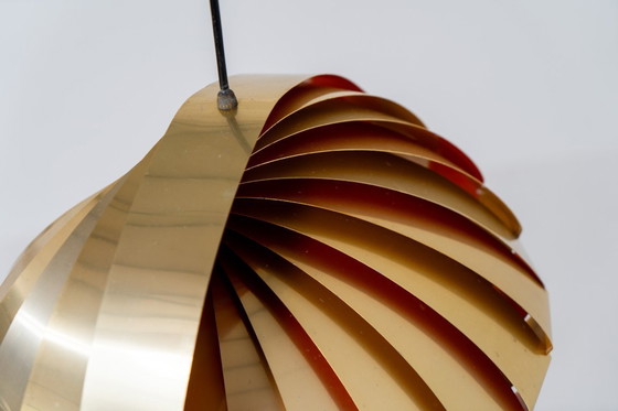 Image 1 of Suspension « Konkylie » de Louis Weisdorf pour Lyfa (Danemark, années 1960).