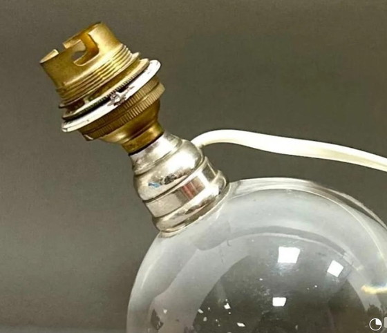 Image 1 of Kristallen bollamp, Jacques ADNET voor BACCARAT 1930 Model 7706