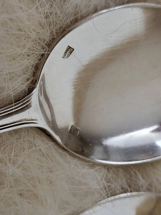 6 silver-plated metal spoons – Cutlery Sets (photo 6 of 10)