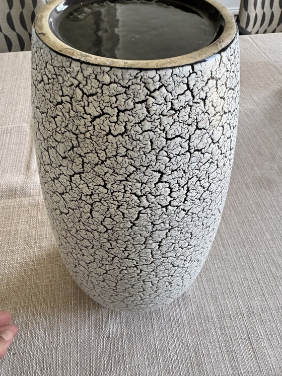 Image 1 of Vase de sol XXL, 41 cm de haut, Jasba, Lava, grand vase, milieu du XXe siècle
