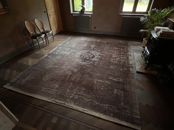 Tappeto di design Louis De Poortere Fading World Tappeto a medaglione – Ebano – 280 × 360 cm (photo 13 of 15)