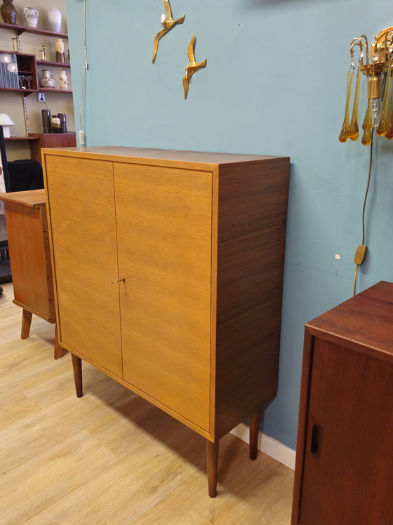 Image 1 of Vintage Tall Cabinet Wardrobe Highboard Small Cabinet Wall Cabinet