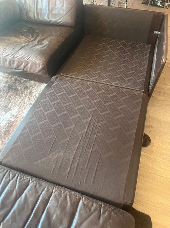 Vintage De Sede DS-76 Sofa Bed Brown Leather – 2 seaters (photo 10 of 13)