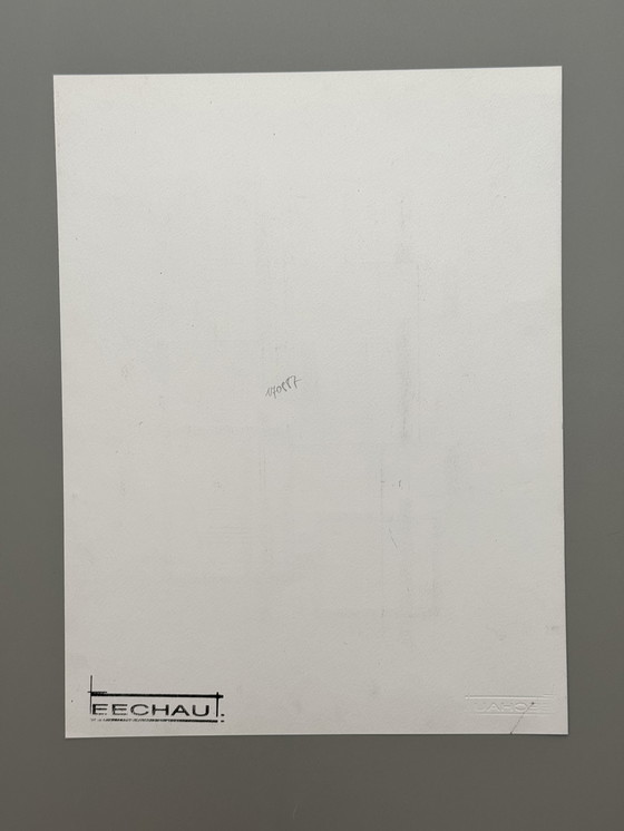Image 1 of Eugène Eechaut (1928-2019) - 2 Works, Ink, 1987/88
