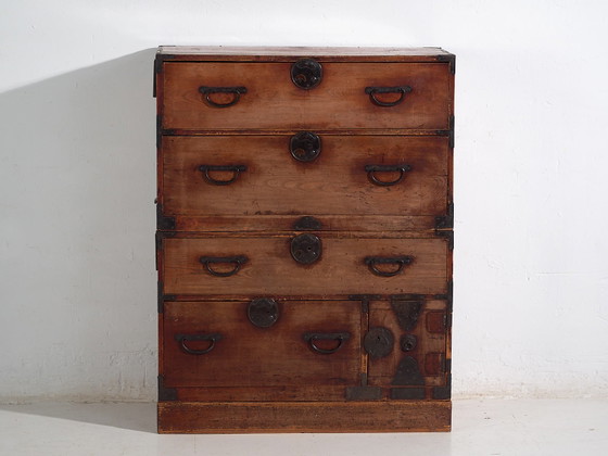 Antique Japanese Tansu - Meiji / Taishō Period (c. ) #100 – Chest of drawers (photo 28 of 40)