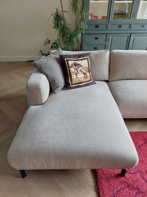 Sofá de 4x6 con chaise longue - ¡Como nuevo! – banken, Metal, Textile (photo 2 of 7)