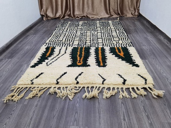 Alfombra de lana natural tejida a mano, artesanía tradicional, 2/3 m – Aime Té, Wool (photo 2 of 5)