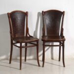 Set antico di 2 sedie Thonet in legno curvato – Europa Centrale, circa – Sedie da pranzo, Metal (photo 6 of 40)