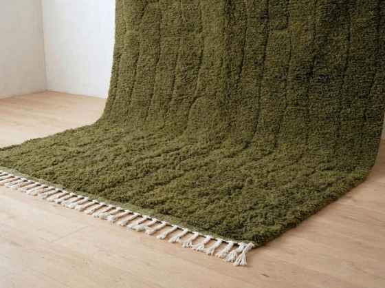 Image 1 of Custom Green Moroccan Carpet 200cmx300cm 