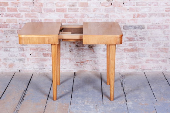 Extendable Art Deco Dining Table, by Jindřich Halabala, UP Závody, Czech, 1940s – Wood (photo 10 of 21)